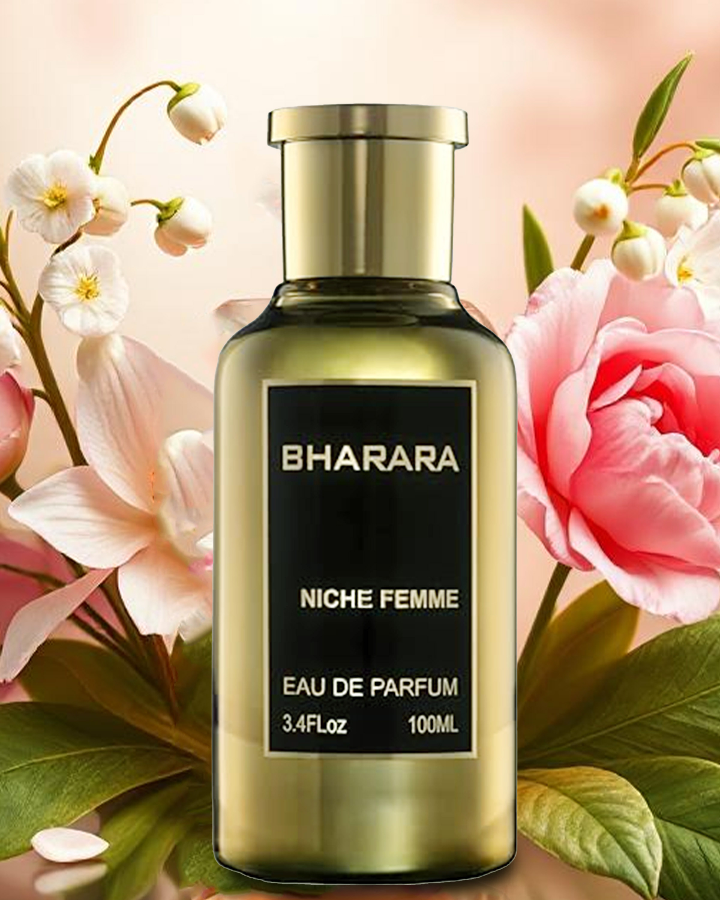 Bharara Niche Femme Women's 3.4oz EDP Spray | Elegant & Sophisticated Niche Fragrance