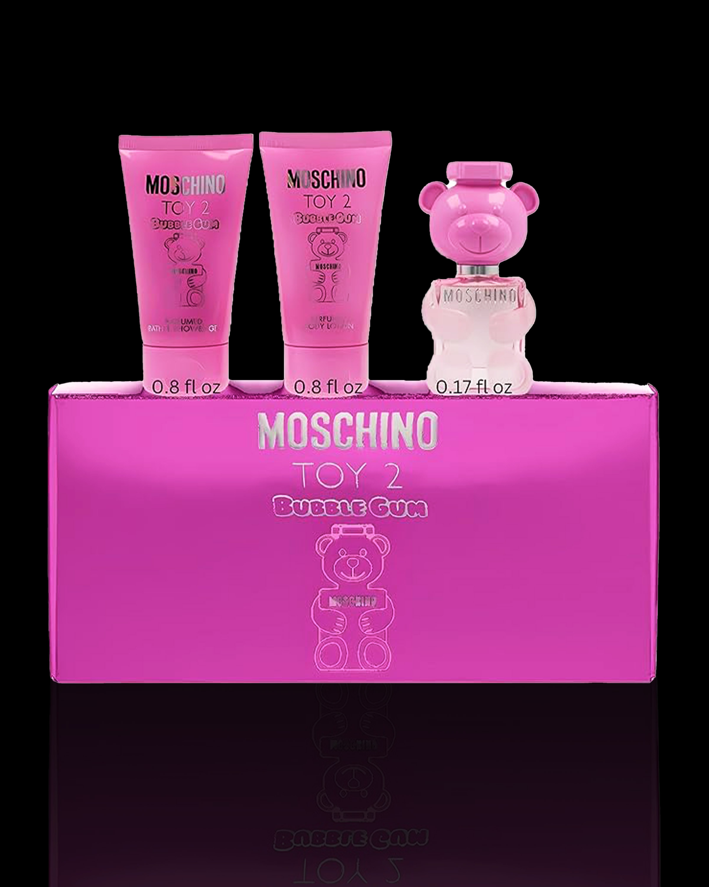Moschino Toy 2 Bubble Gum 3-Piece Gift Set, 3.4oz EDP Spray | Sweet & Playful Women's Fragrance Collection