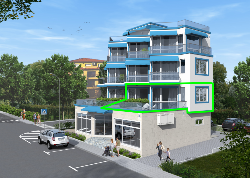 Апарт 1 в бутикова сграда в г.Бяла