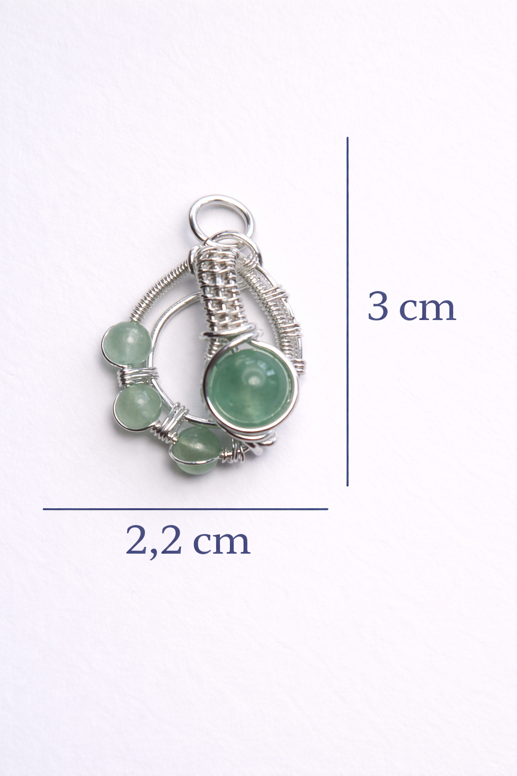 Pendente in Silver Filled con perle di Avventurina