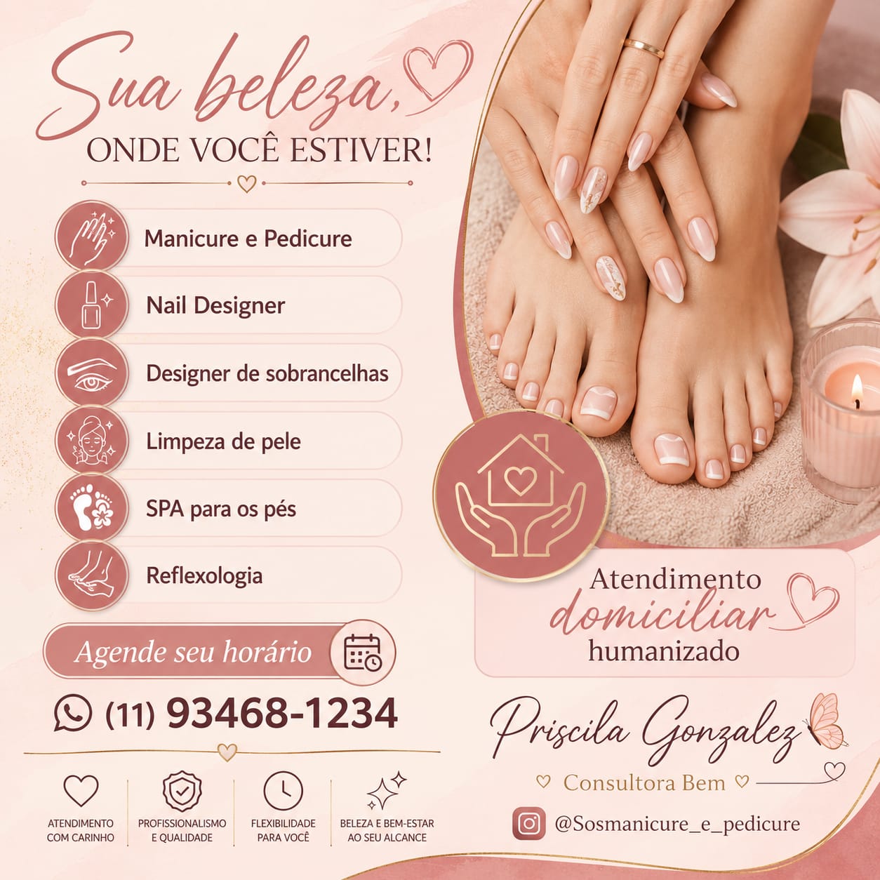 Serviço de Beleza Domiciliar