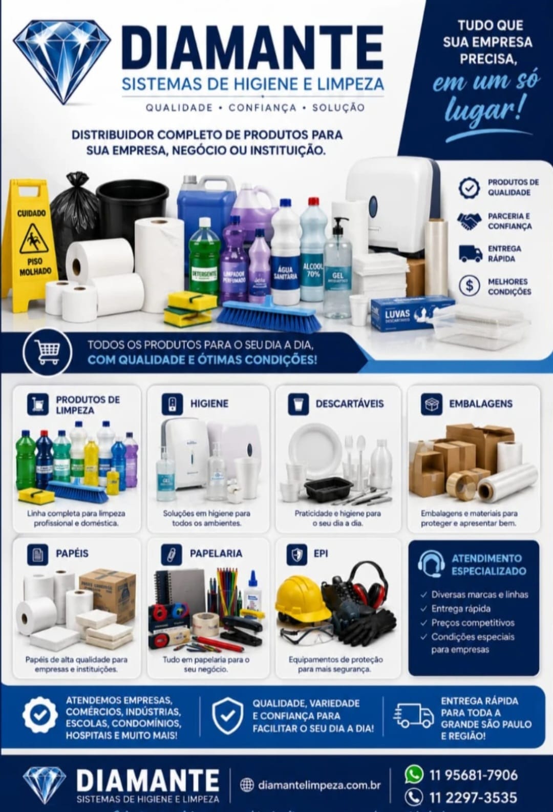 Serviço de Higienização e Limpeza