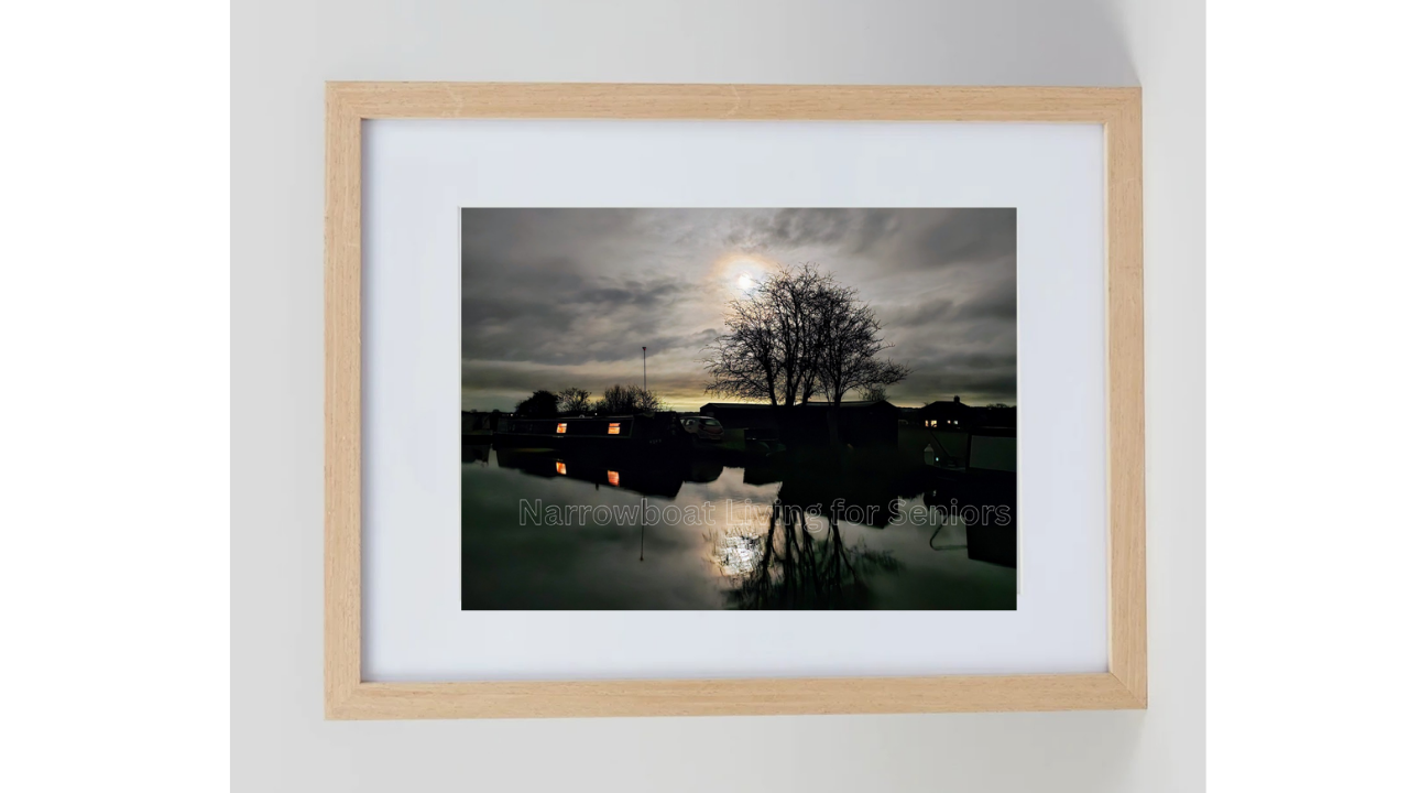 A4 Night Sky Photo Print with Frame in Landscape