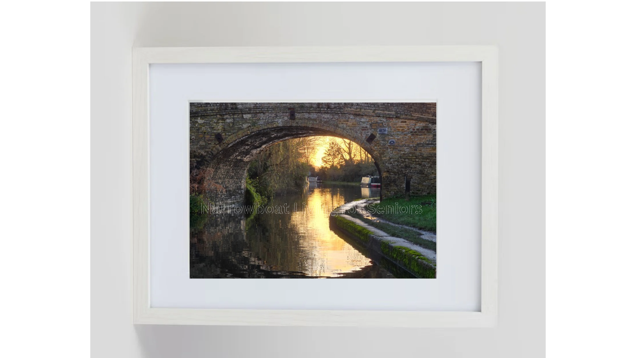 A4 Sunset Photo Print with Frame in Landscape