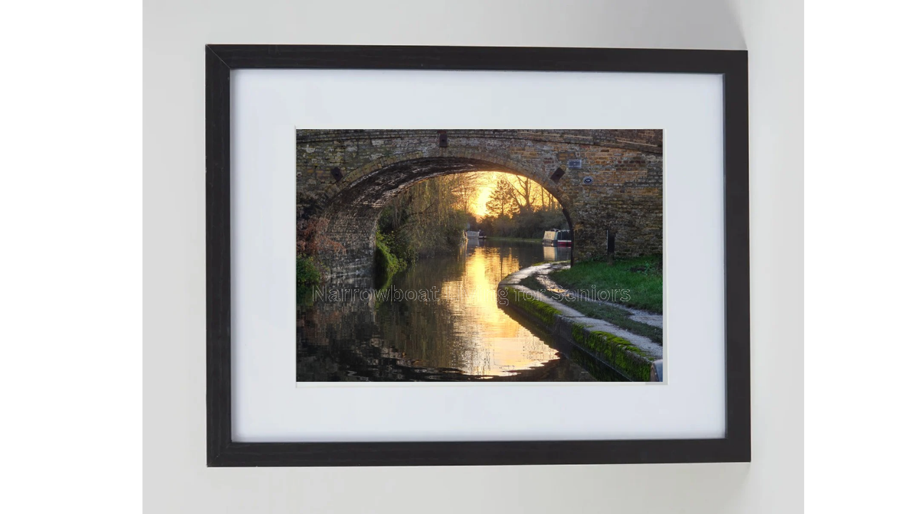 A4 Sunset Photo Print with Frame in Landscape