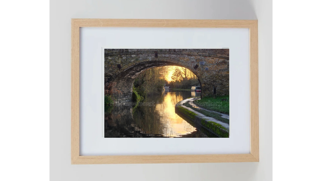 A4 Sunset Photo Print with Frame in Landscape