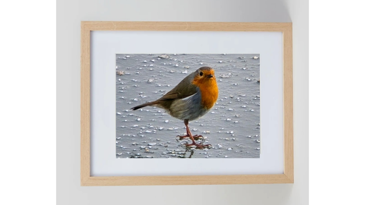 A4 photo print with frame in Landscape