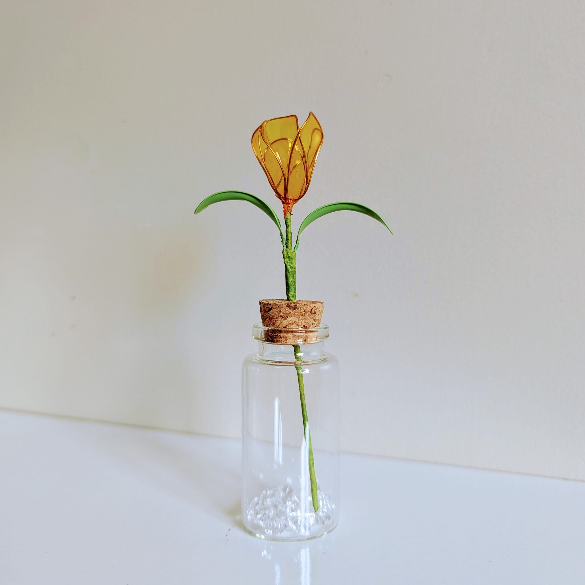 Mini Fleur handmade glass resin gift