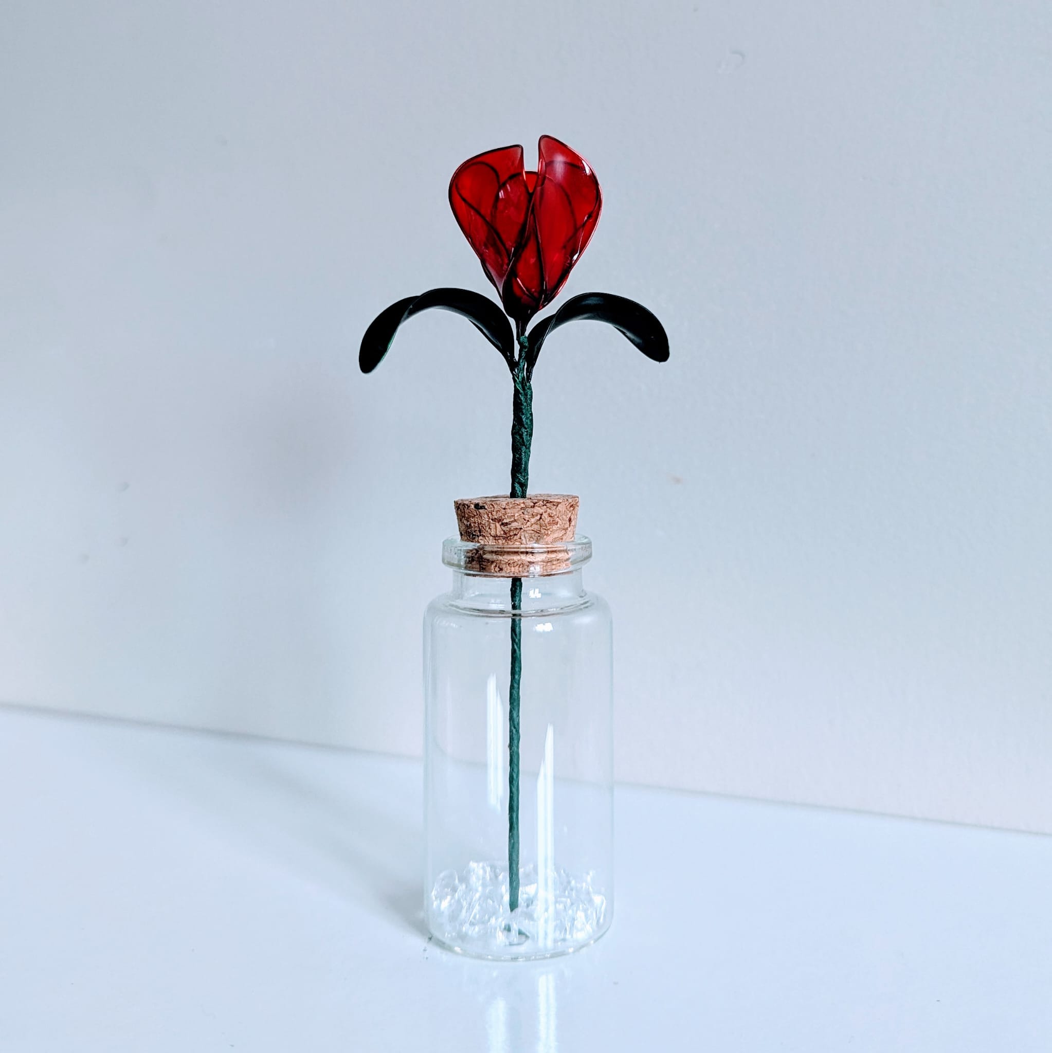 Mini Fleur handmade glass resin gift