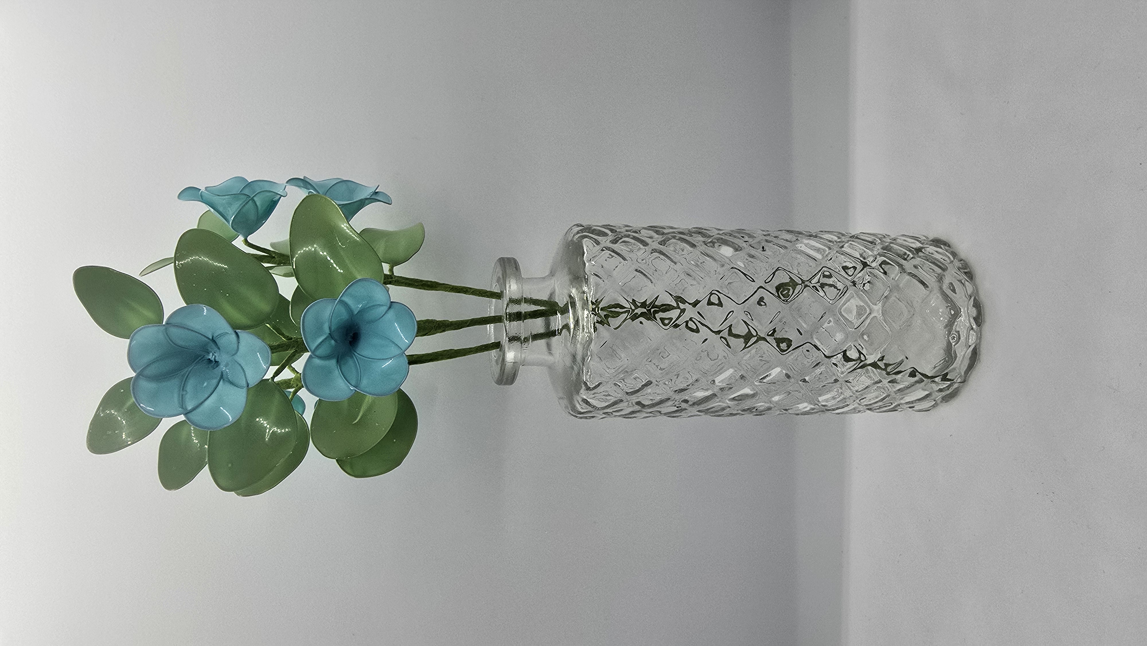 Round Petal handmade glass resin