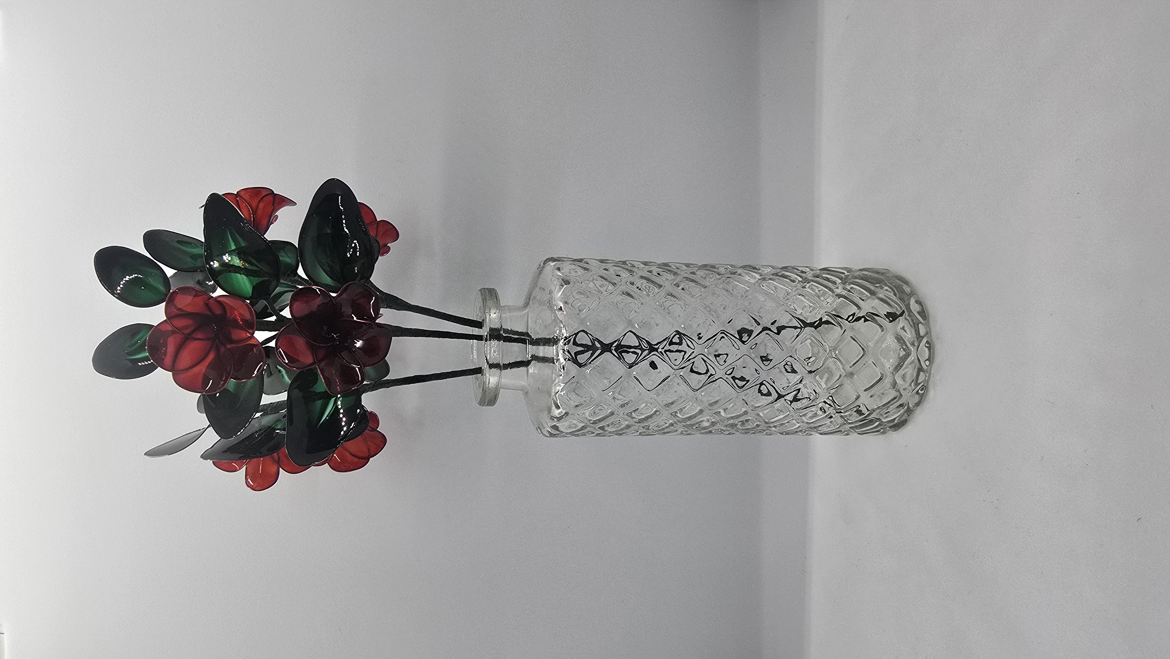 Round Petal handmade glass resin