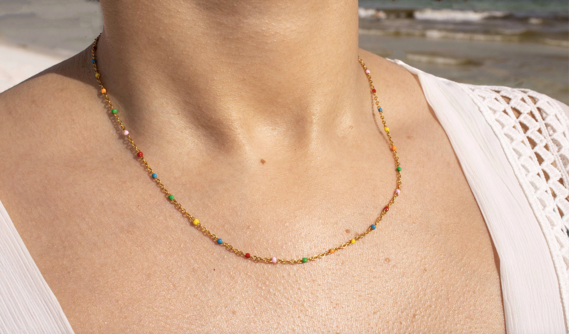 Colorful Dots Necklace