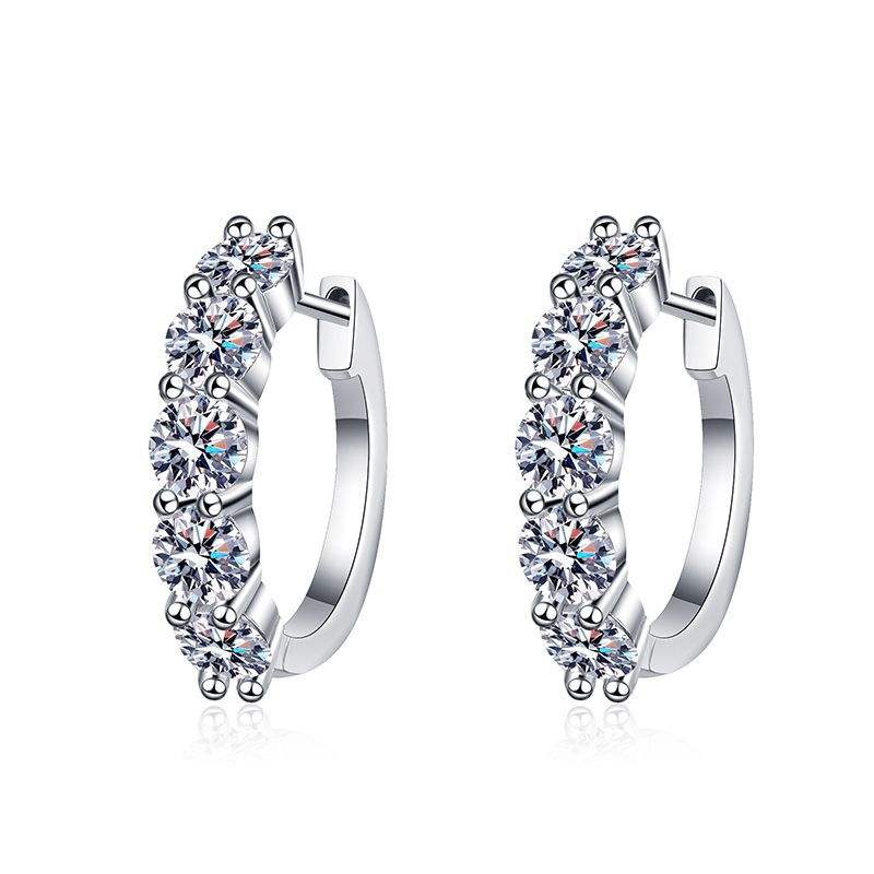 Diamond Hoop Earrings