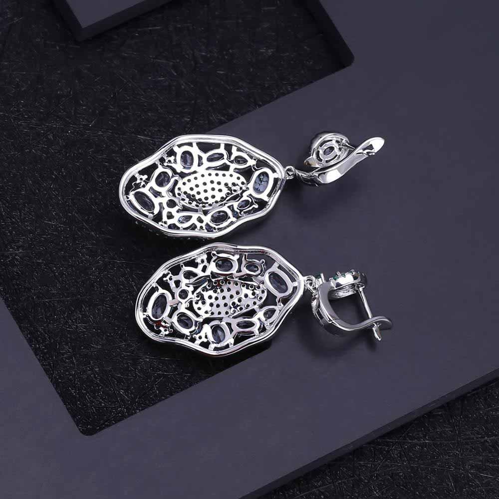 Elegant Emerald Drop Earrings