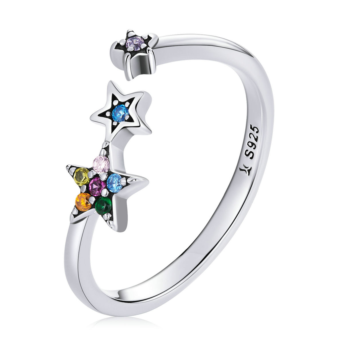 Sterling Silver Star Ring