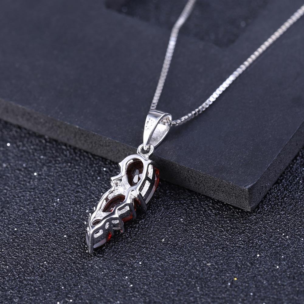 Elegant Ruby Pendant Necklace