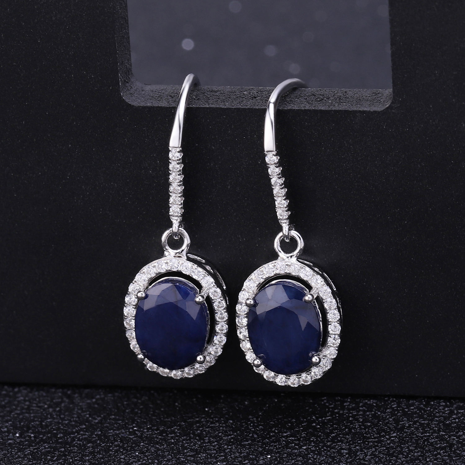 Natural Sapphire Earrings