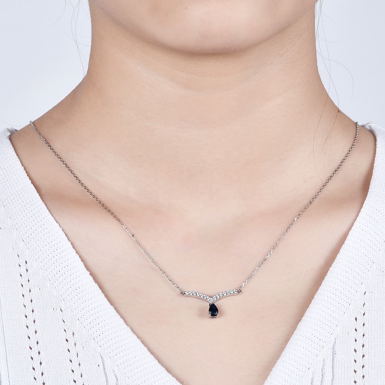 Elegant Sapphire Necklace