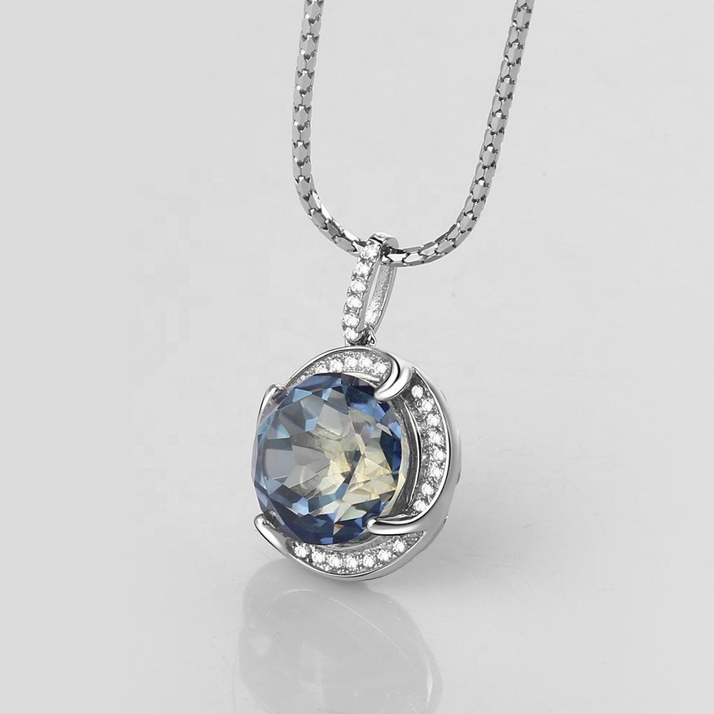 Elegant Blue Sapphire Necklace