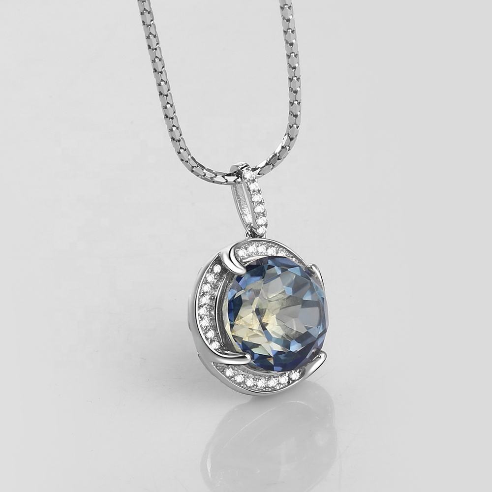 Elegant Blue Sapphire Necklace