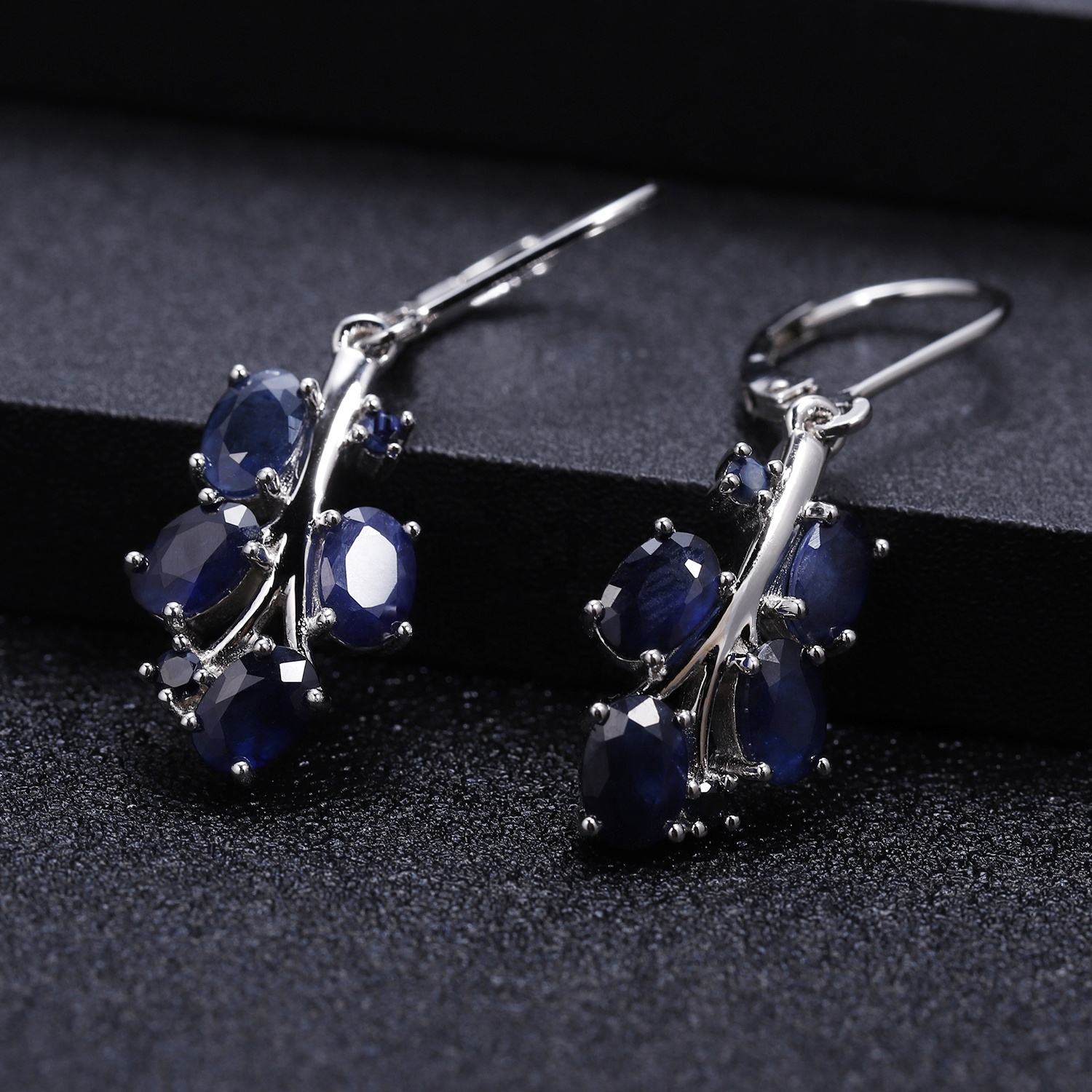 Blue Sapphire Earrings
