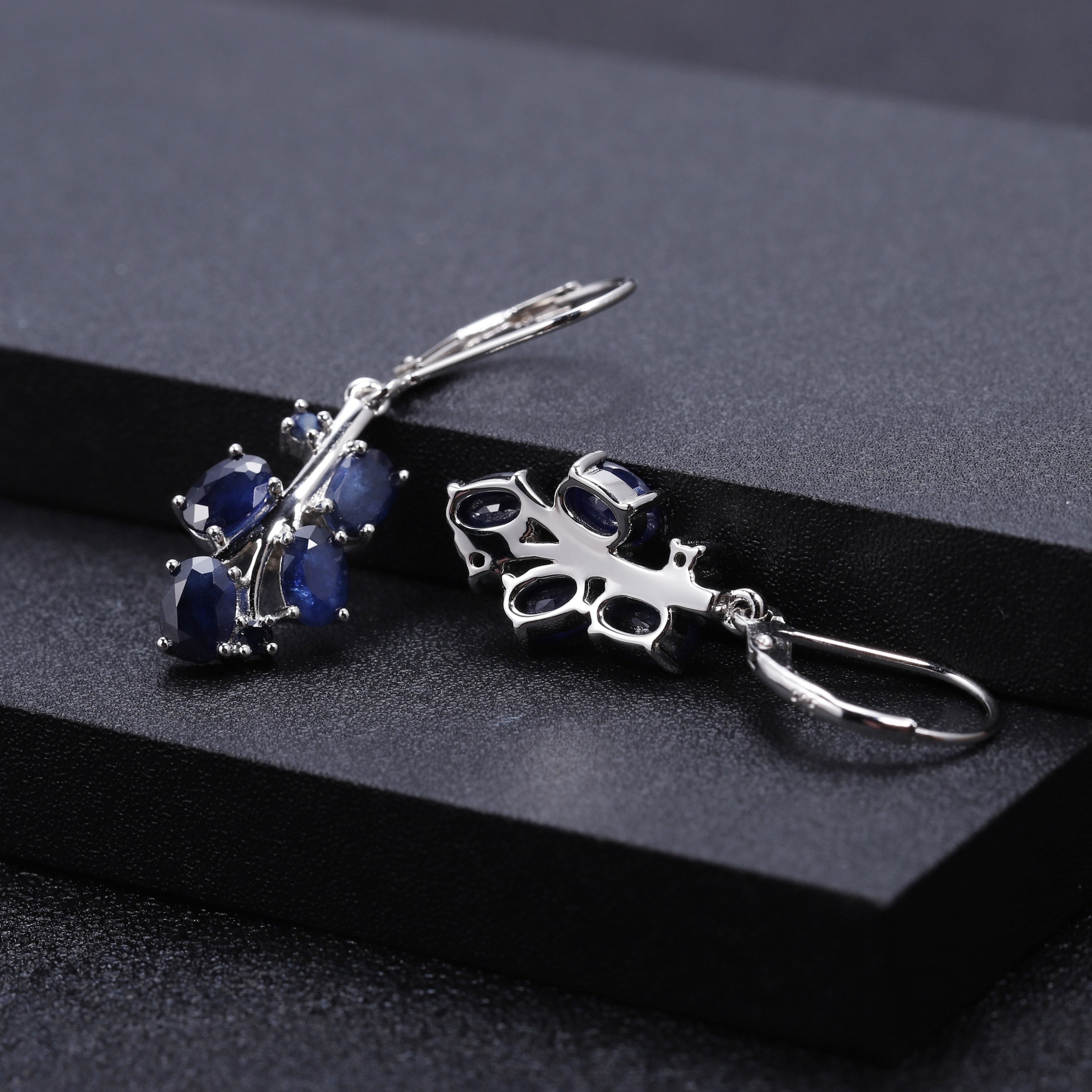 Blue Sapphire Earrings