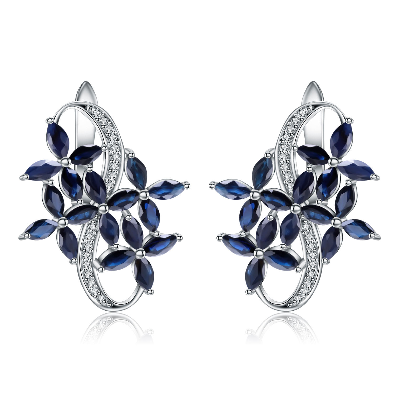 Natural Sapphire Earrings