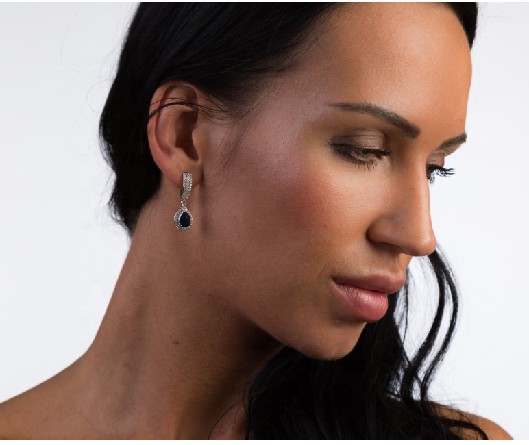 Natural Sapphire Earrings