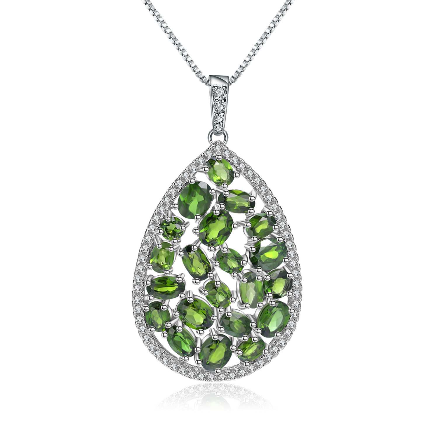 Natural Chrome Diopside Pendant