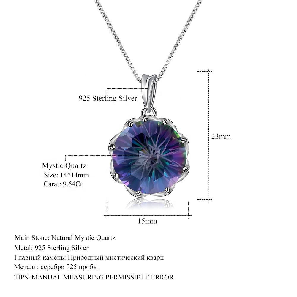Mystic Quartz Pendant Necklace