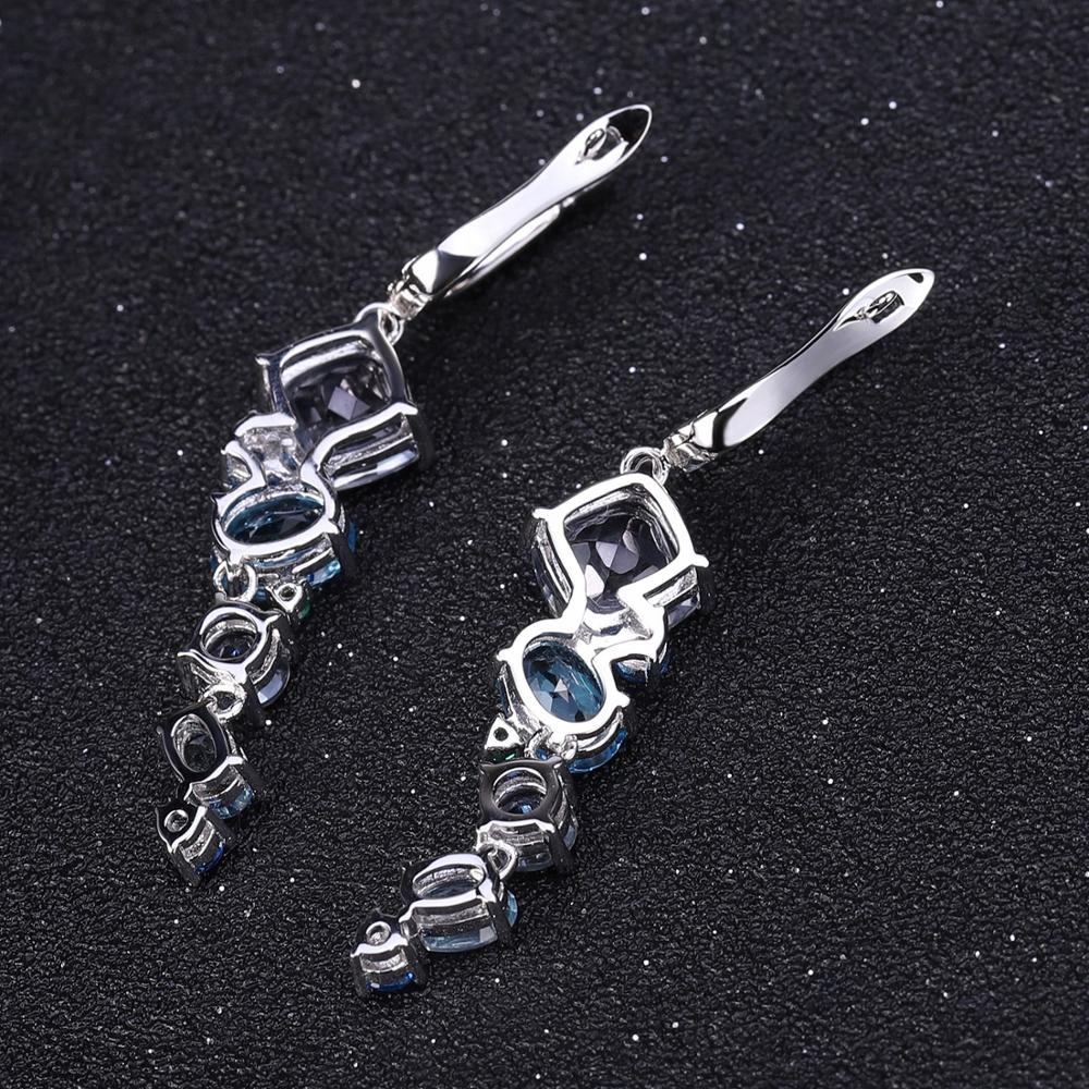 Mystic Quartz and Topaz Drop Earrings