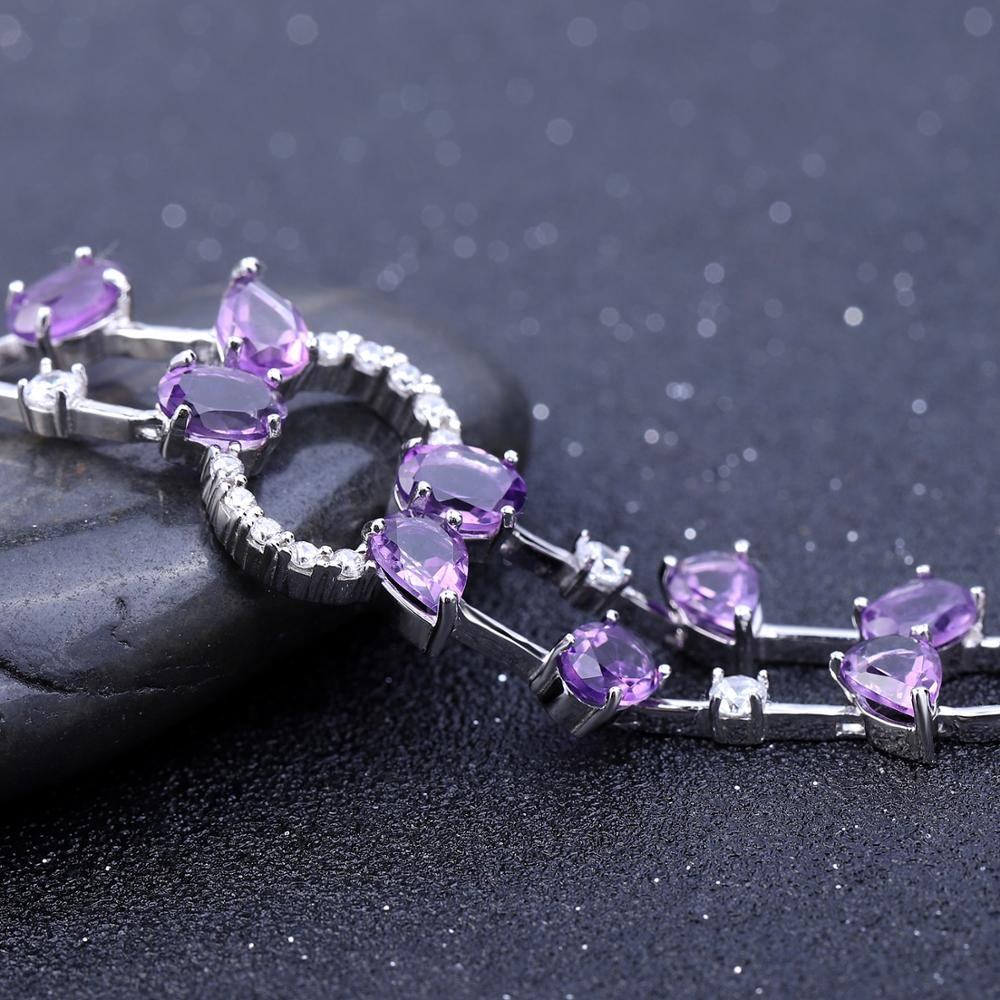 Amethyst and Cubic Zirconia Bracelet