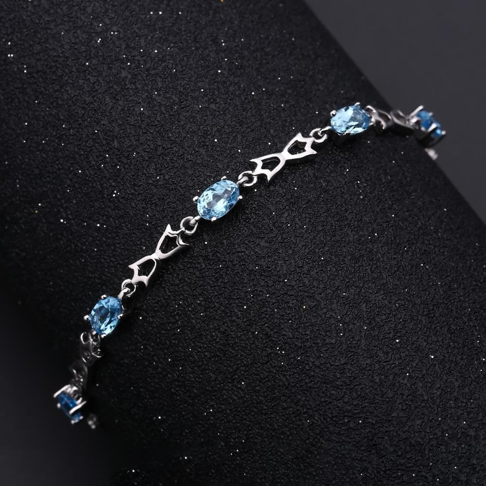 Swiss Blue Topaz Bracelet