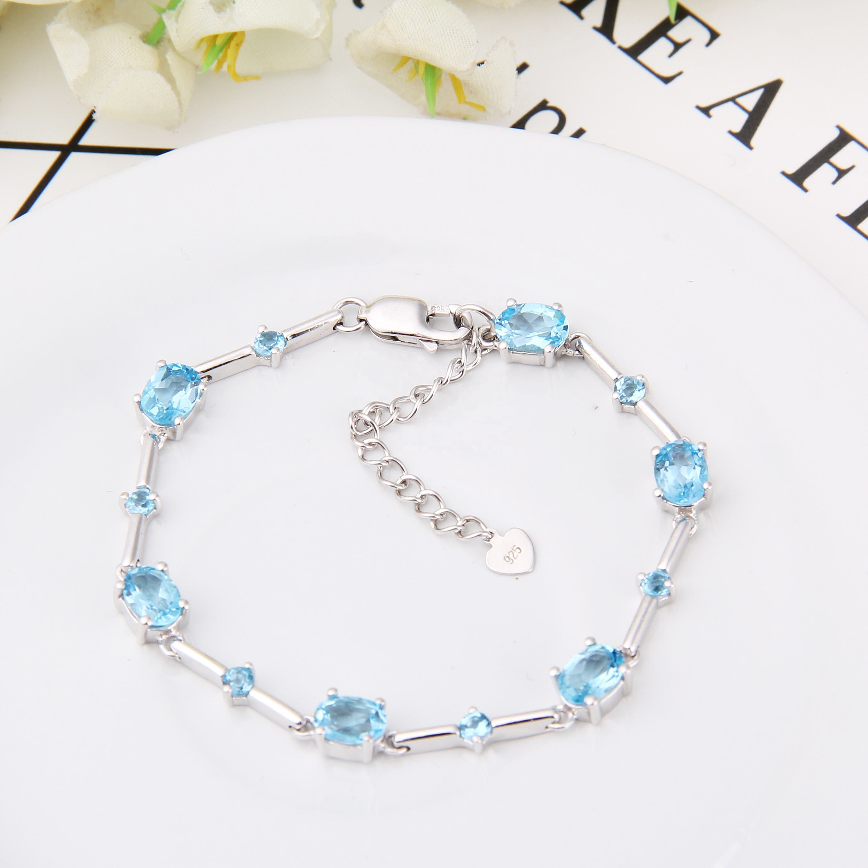 Blue Topaz Bracelet