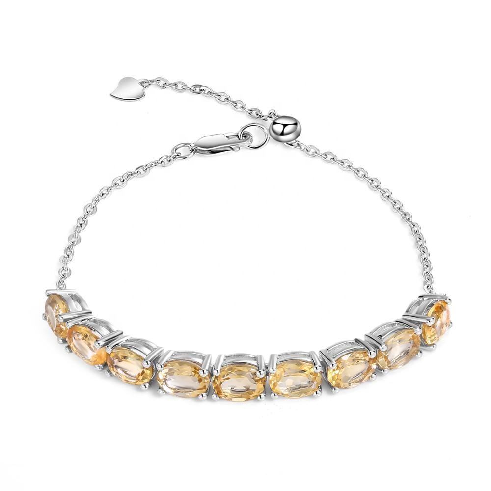 Yellow Citrine Bracelet