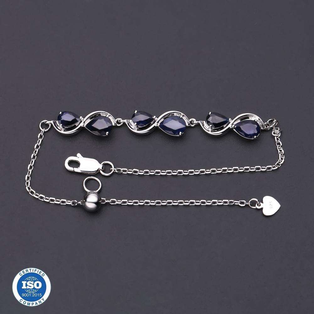 Sapphire Silver Bracelet
