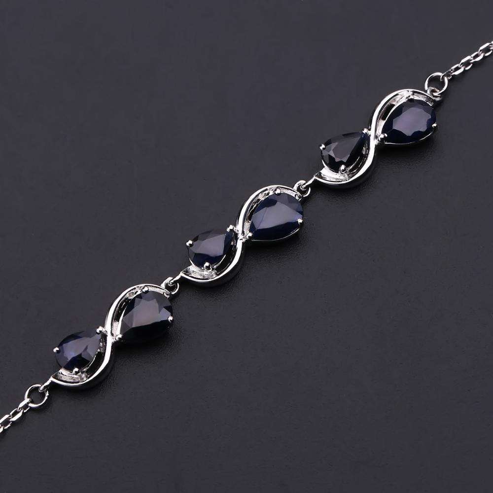 Sapphire Silver Bracelet