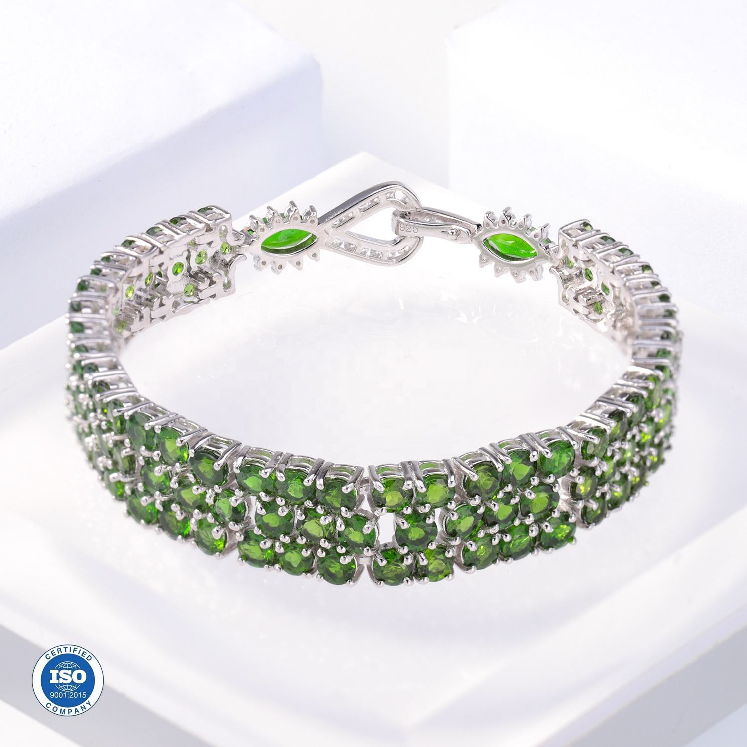 Natural Chrome Diopside Bracelet