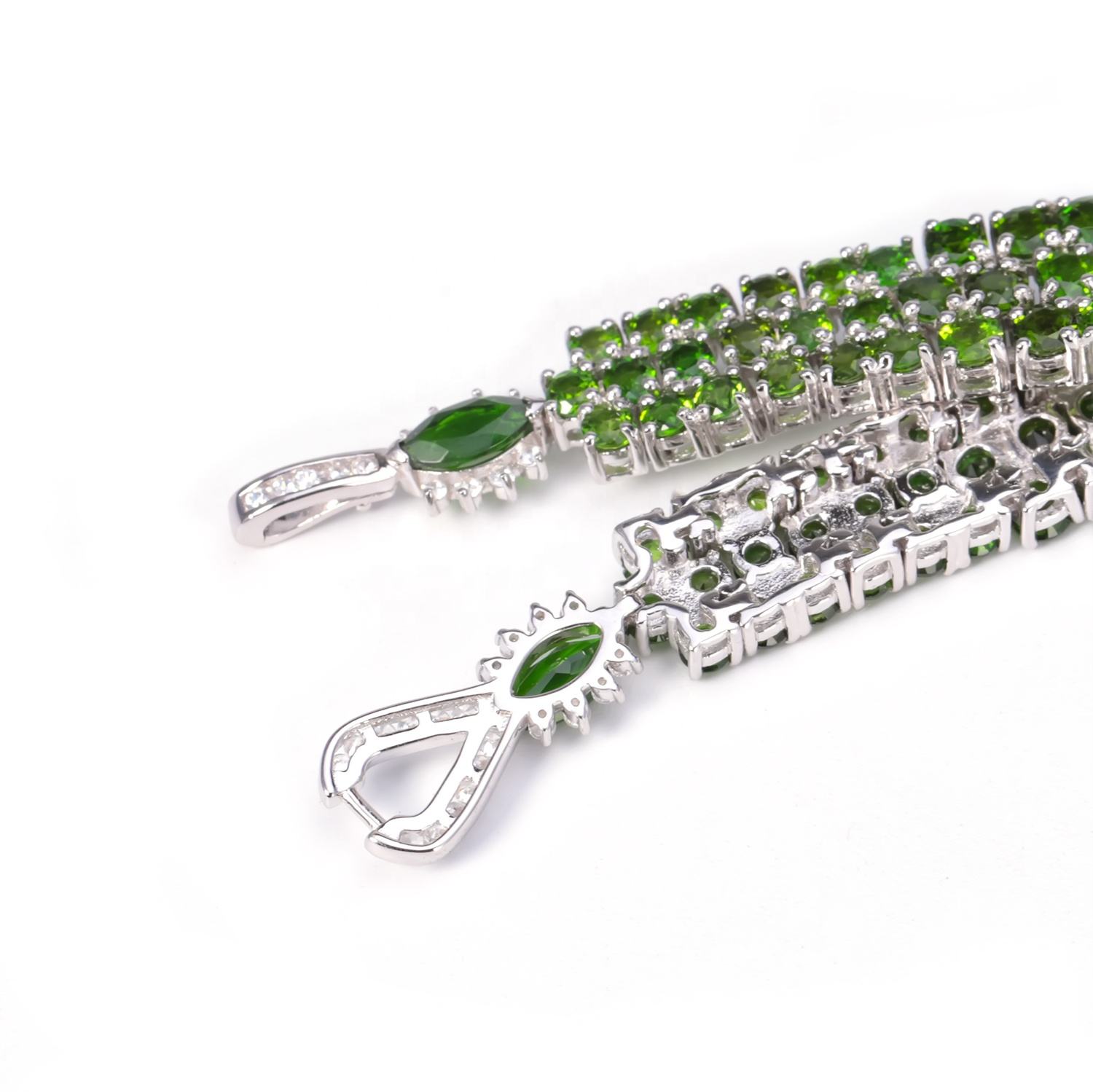 Natural Chrome Diopside Bracelet