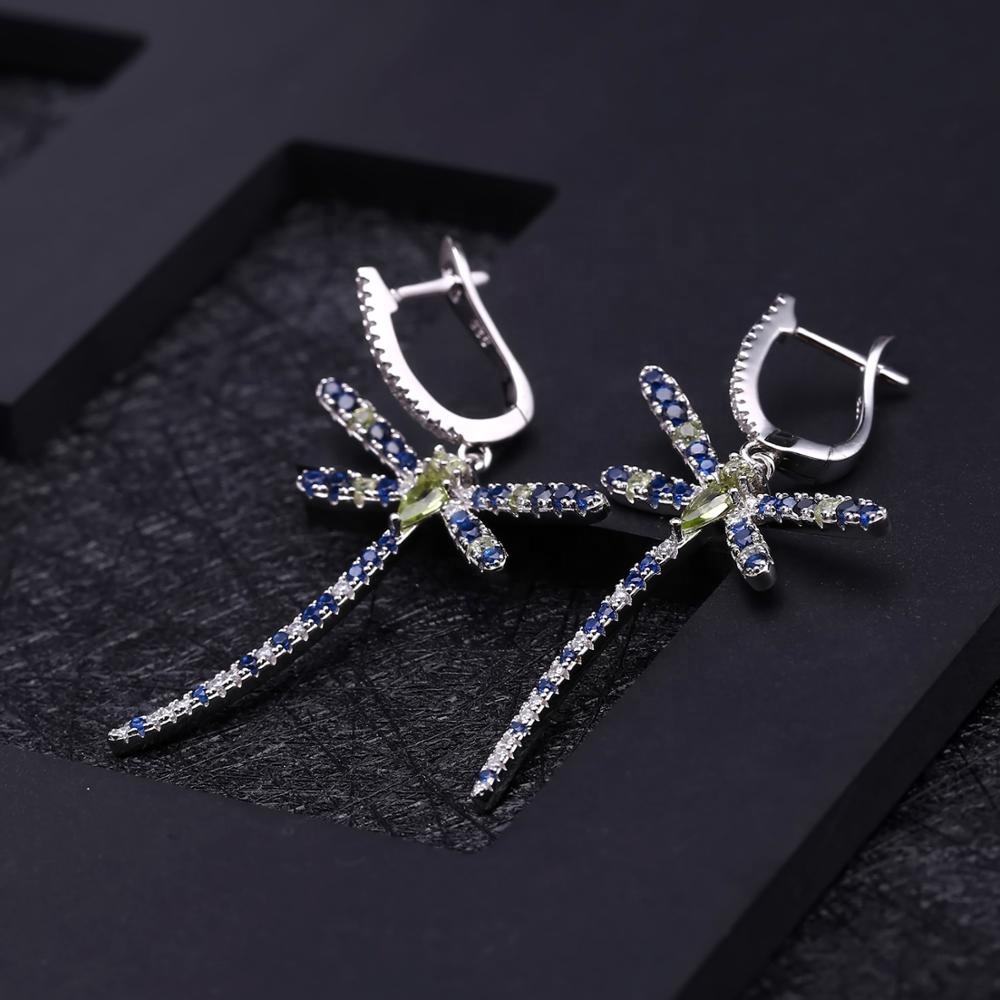 Sterling Silver Dragonfly Earrings