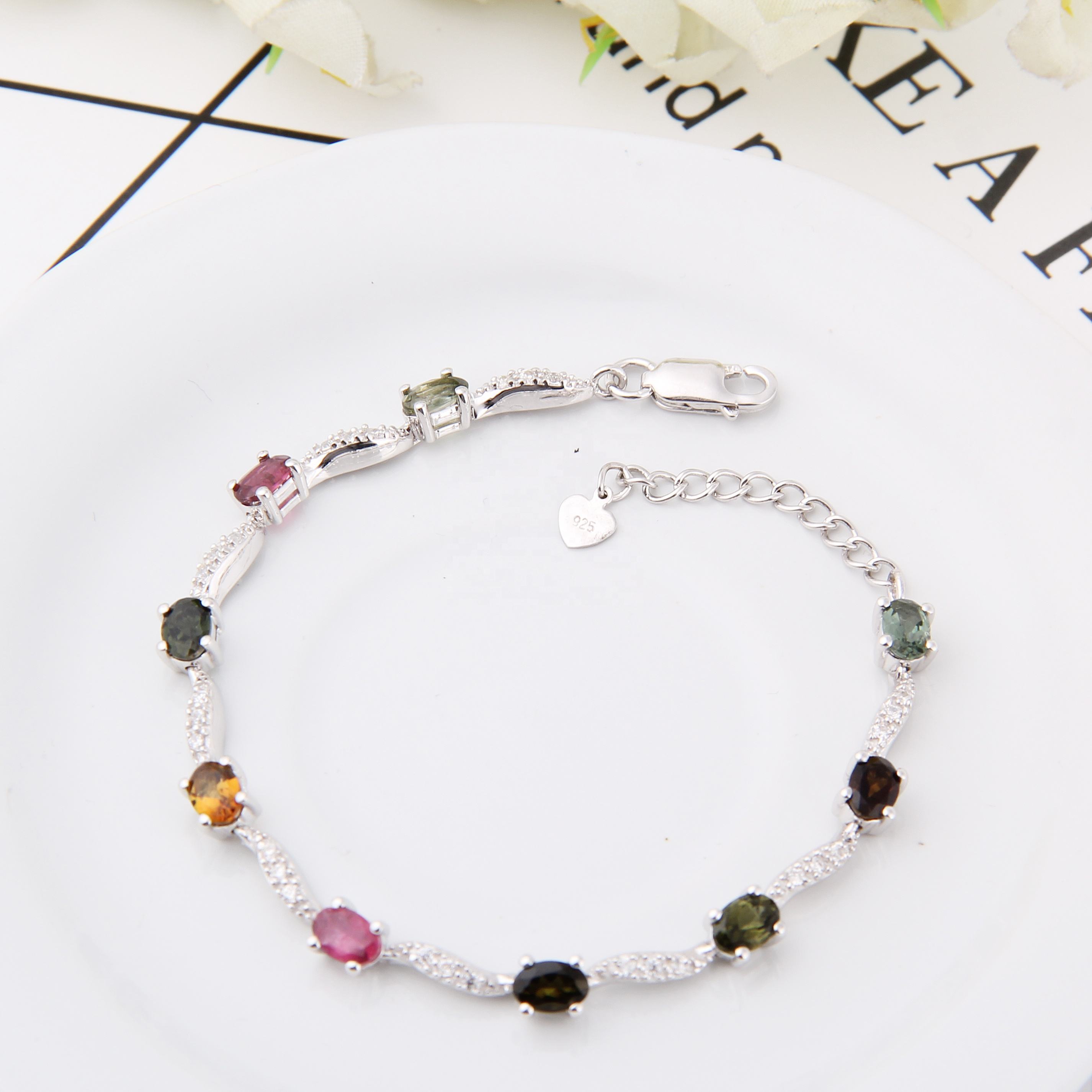 Natural Tourmaline Bracelet