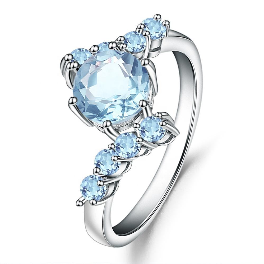 Sky Blue Topaz Ring