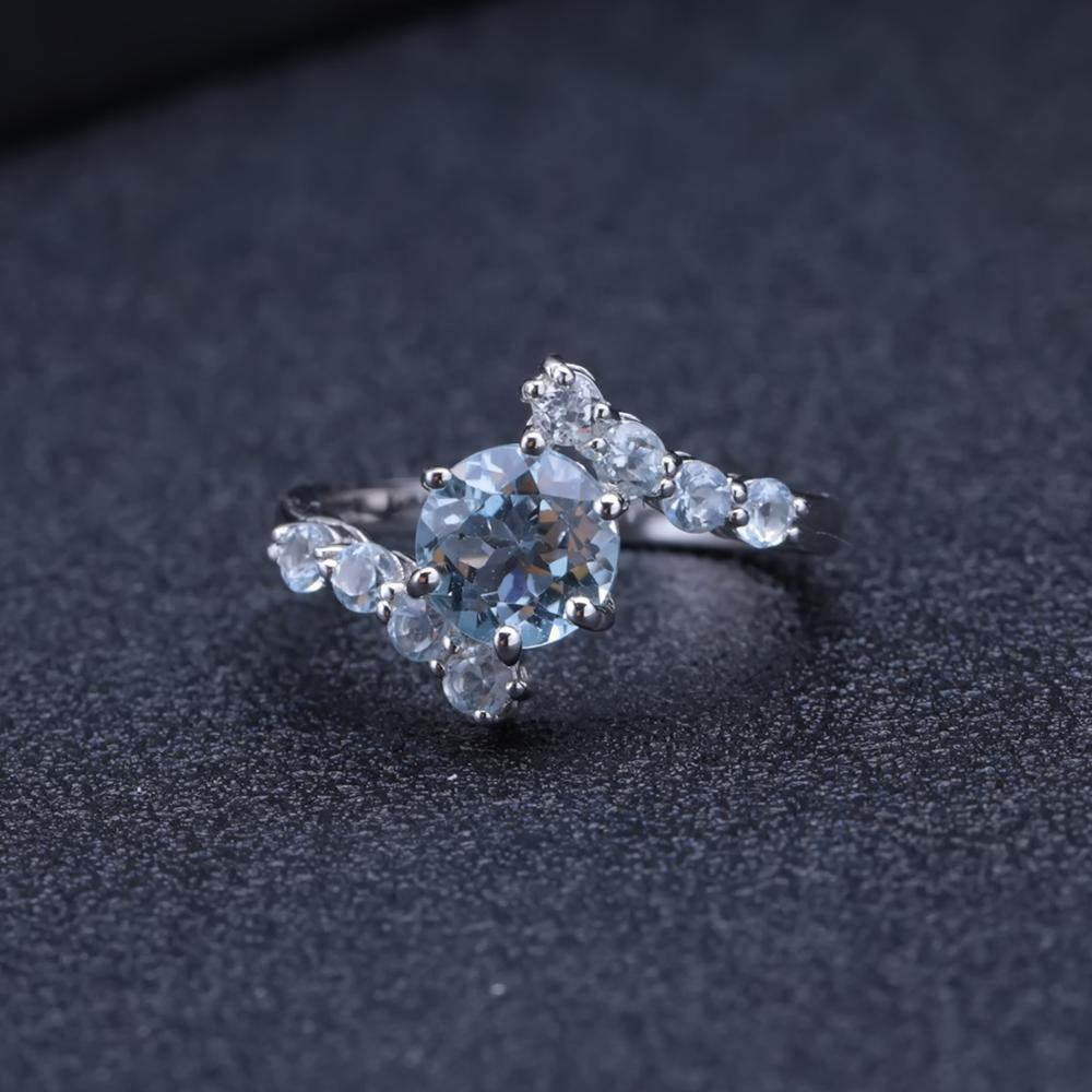 Sky Blue Topaz Ring