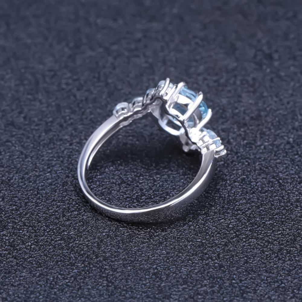 Sky Blue Topaz Ring
