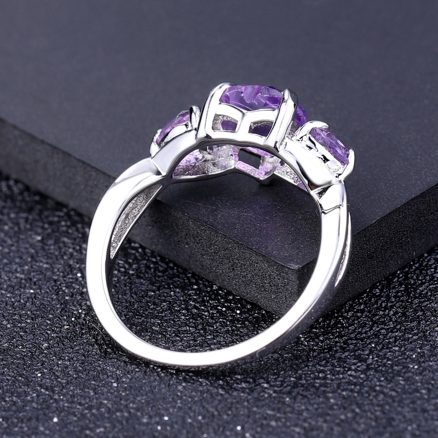 Amethyst Sterling Silver Ring
