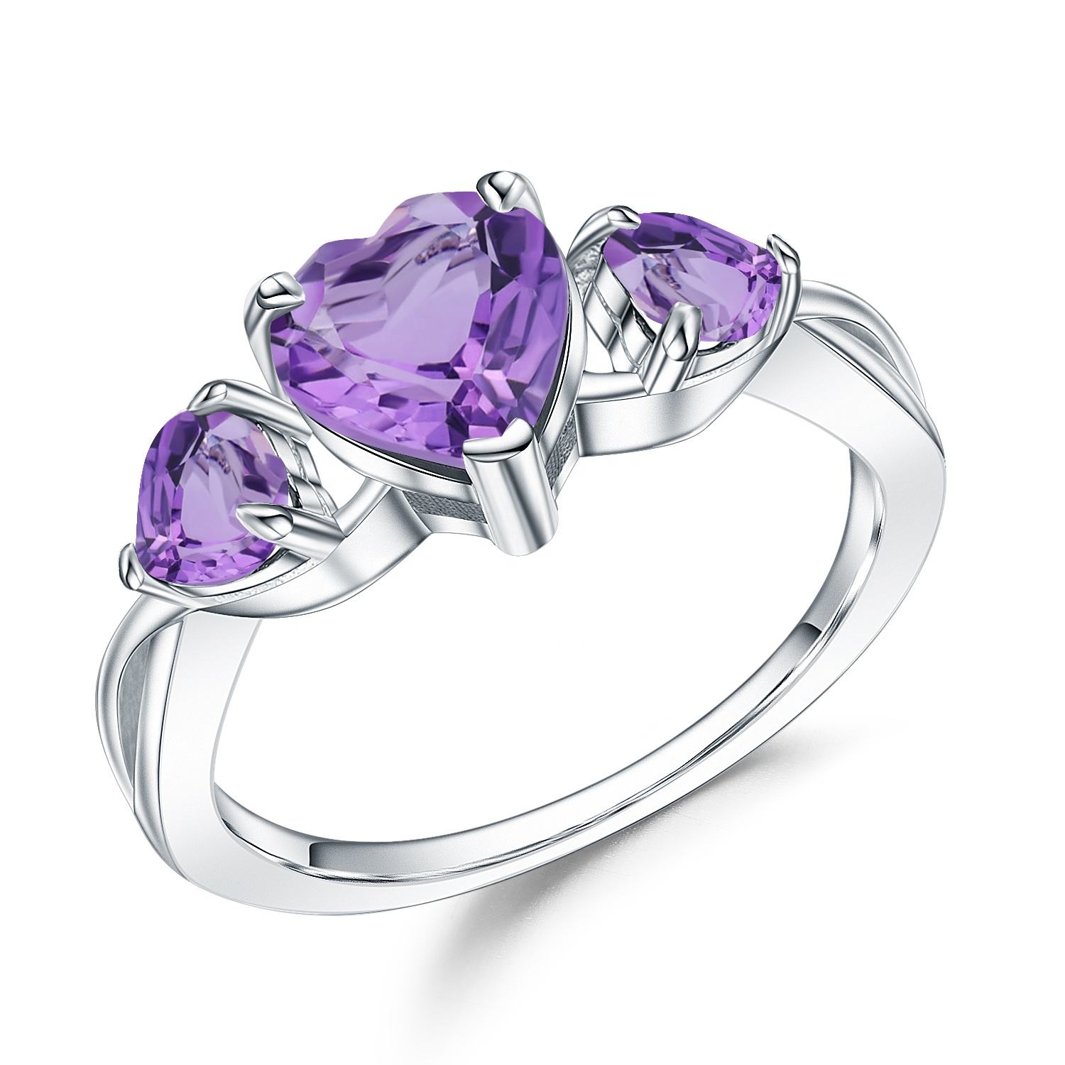 Amethyst Sterling Silver Ring