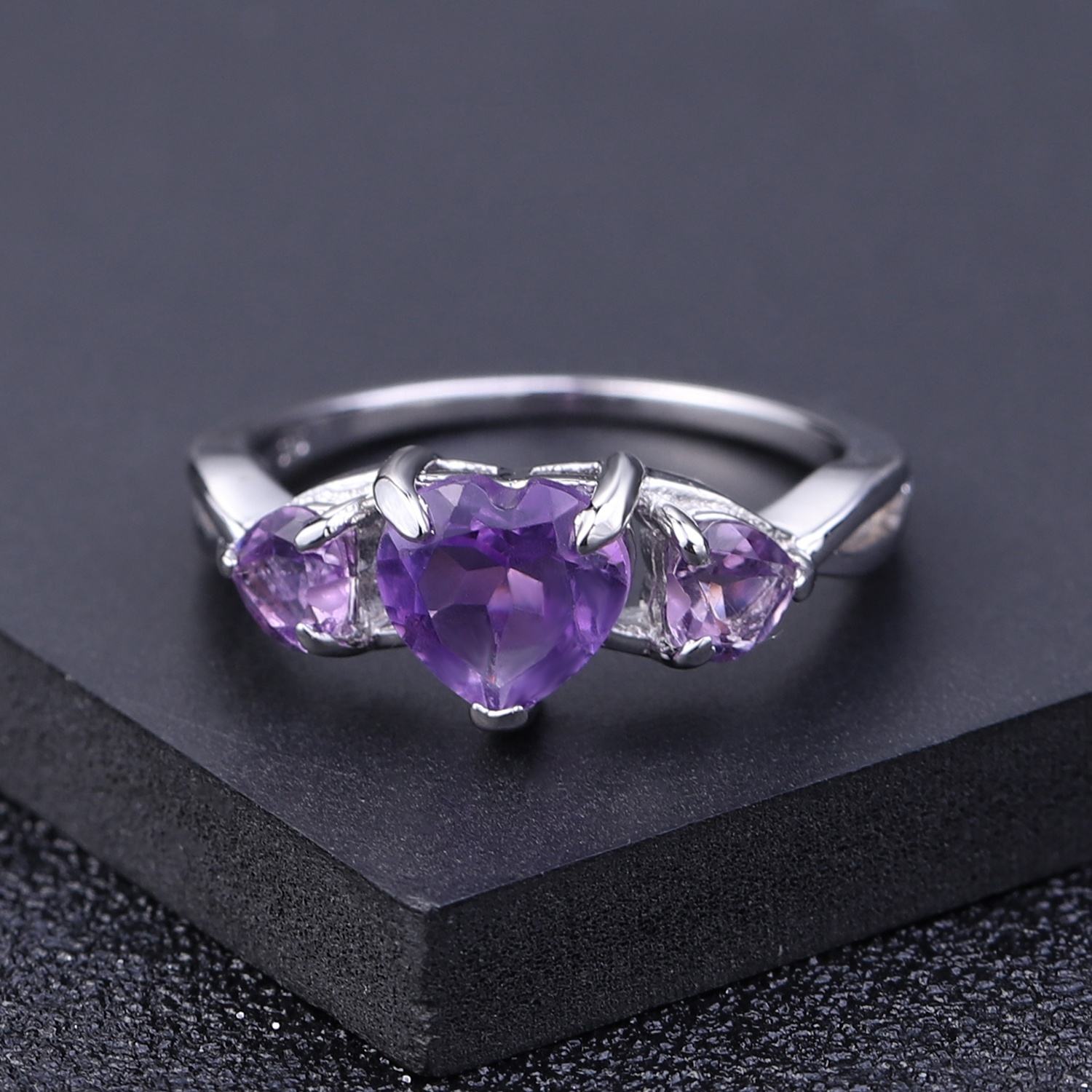 Amethyst Sterling Silver Ring