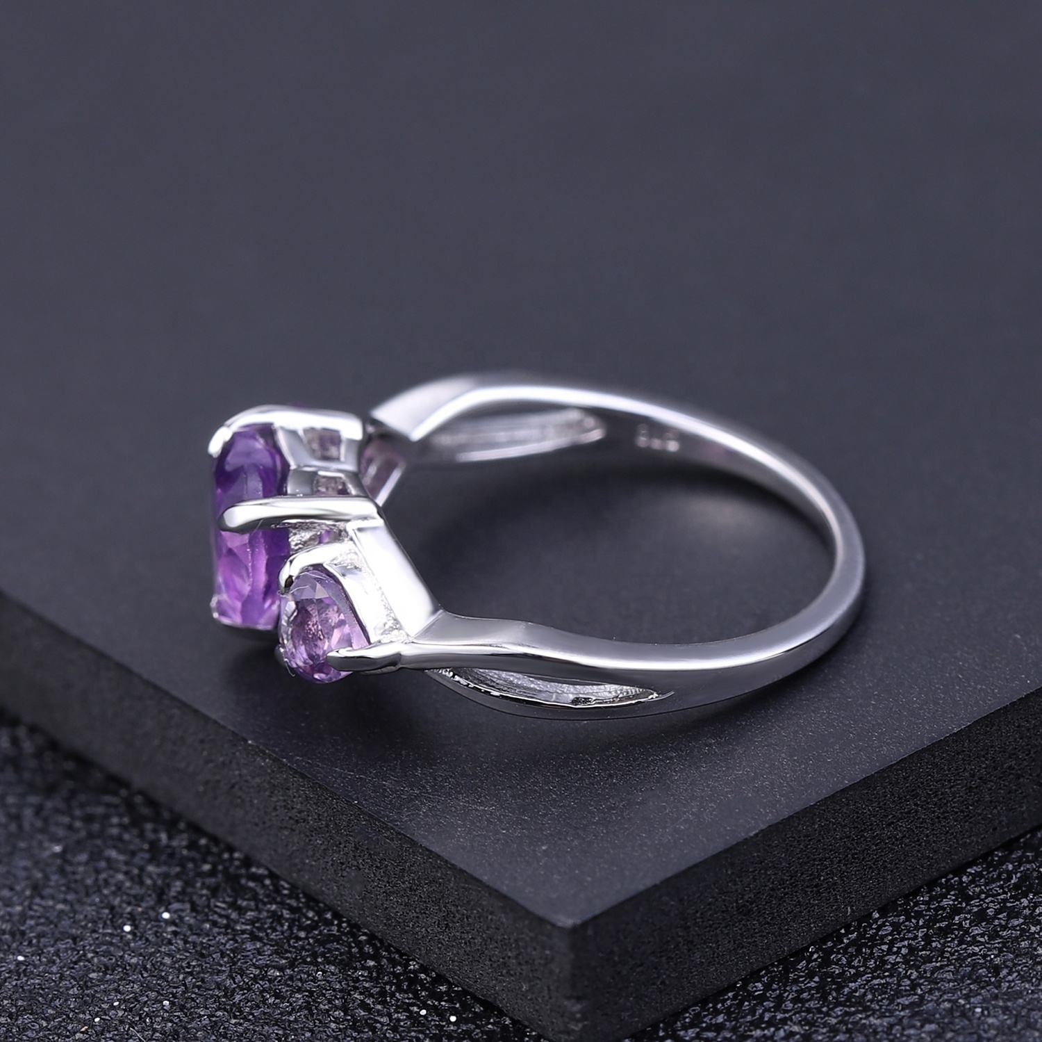 Amethyst Sterling Silver Ring