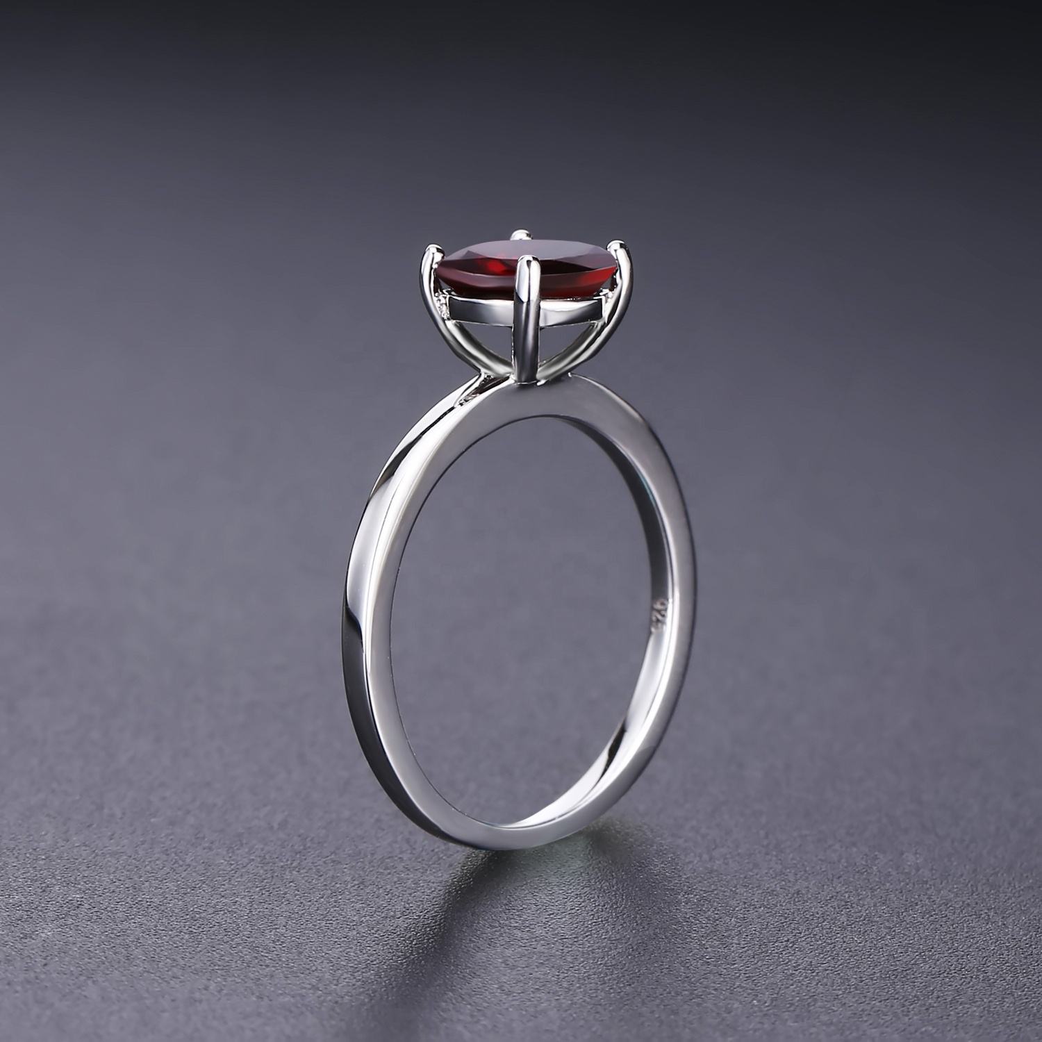 Natural Garnet Ring