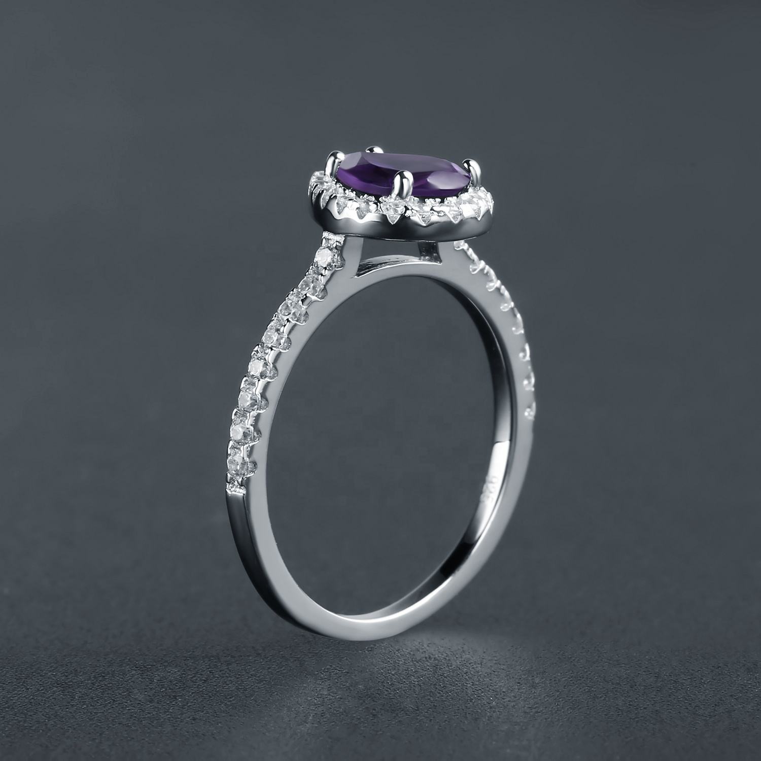 Amethyst Sterling Silver Ring